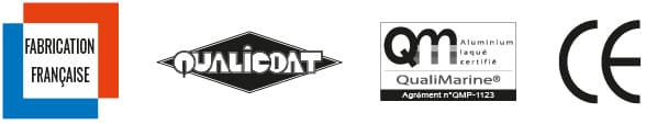 HOME_Logo_certifications Certifications et normes sur la fabrication de portail aluminium par Préfalu