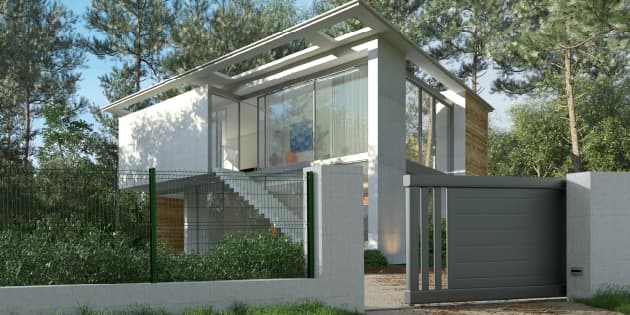 Gamme_contemporains_VSA_630 portail coulissant en aluminium